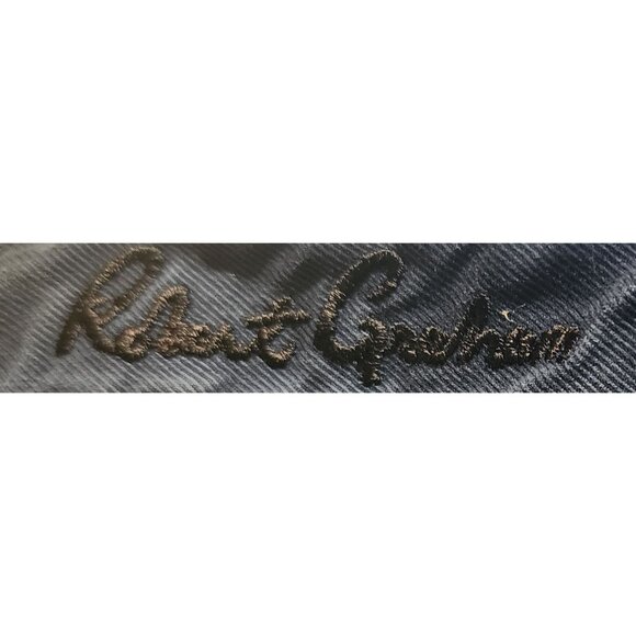 Robert Graham Classic Yates Navy Blue Cotton Pants Mens Size 35 Relaxed Fit - Picture 3 of 10